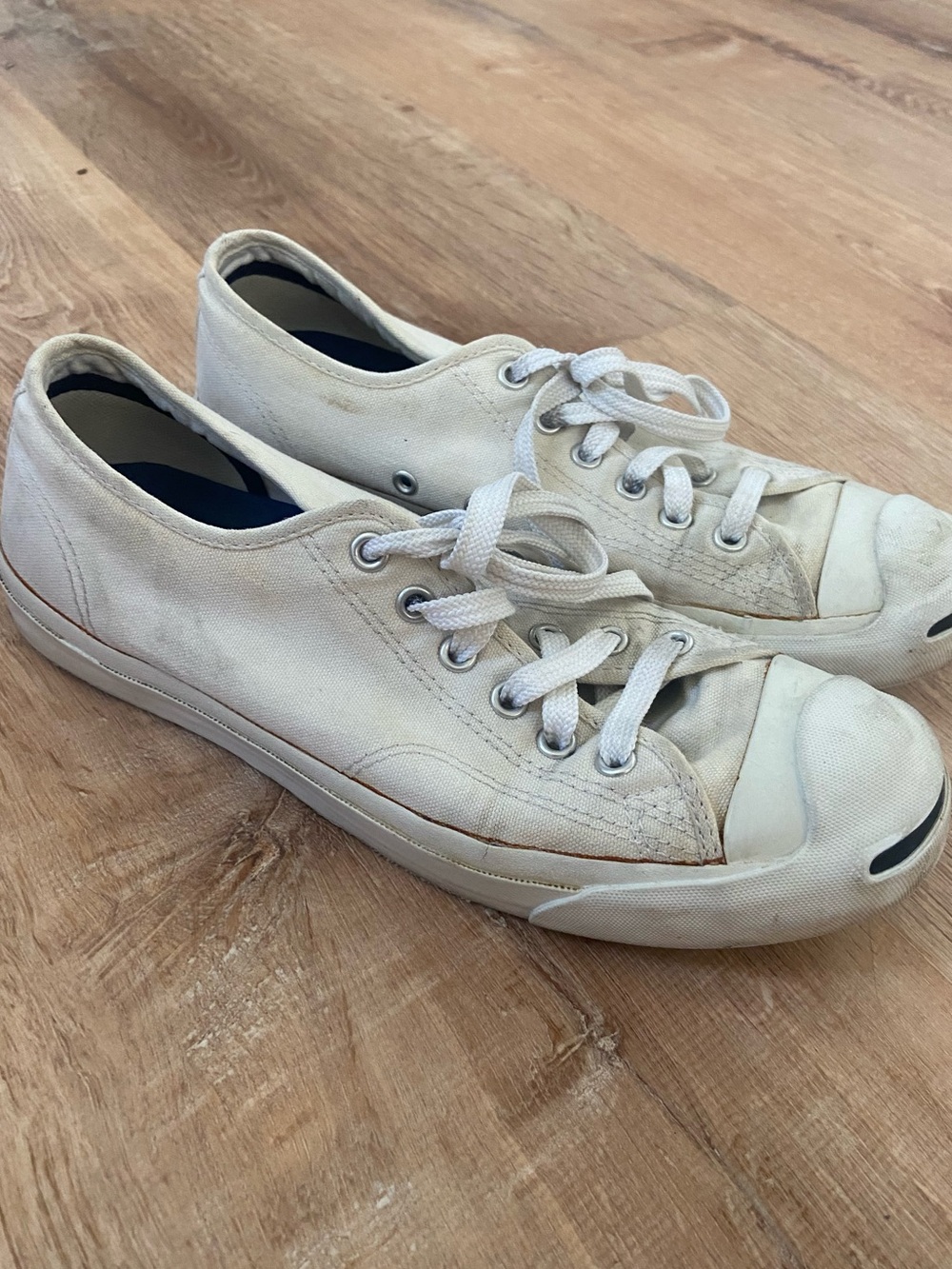 Converse Jack Parcell White Low-Top Canvas Sneakers